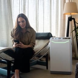 Sinji Luchtreiniger / Air Purifier – HEPA H13 + Koolstoffilter – 420 m³/u, voor ruimtes tot ca. 100 m² – UV-C + Ionisatie – PM2.5 Sensor – App + Afstandsbediening – Nachtmodus – Timer & Display – Helpt bij stof, pollen, huisstofmijt & geurtjes — thumbnail 3
