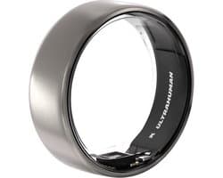 ULTRAHUMAN Ring AIR – Smart Ring | Geen maandabonnement | Bepaal eerst de juiste maat met de Sizing Kit | Slaaptracker - Hartslagmeter - Fitnesstracker – Raw Titanium – Size 10