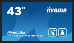 iiyama TF4339AS-B1AG computer monitor 108 cm (42.5") 3840 x 2160 Pixels 4K Ultra HD LED Touchscreen Zwart — thumbnail 6