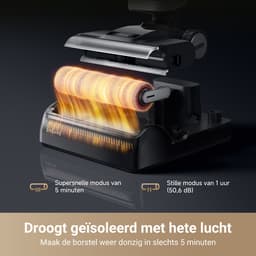 Dreame H14 Pro Draadloze Nat- en Droogzuiger – Automatisch zelfreinigend – Tot 60 min autonomie – LED-weergave & vuildetectie – Voor harde vloeren & huisdieren — thumbnail 6