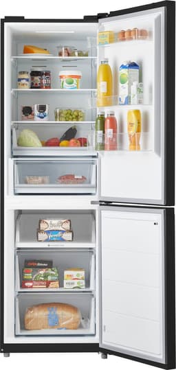 Inventum KV1850B No Frost energiezuinige koel-vriescombinatie - 185 cm hoog - 338 liter - Zeer stil: 35 dB - Superkoelen - Supervriezen - Energielabel C - Vrijstaand - Zwart — thumbnail 4