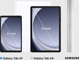Samsung Galaxy Tab A9 - 64GB - 8.7 inch - Dark blue — thumbnail 8