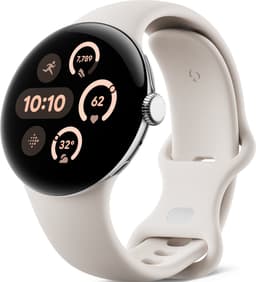 Google Pixel Watch 3 - Smartwatch - 41mm - Zilverkleurig/Porselein — thumbnail 2