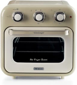 Ariete 4632/03 Vintage Airfryer & Oven - 16 liter - 1400 Watt - timer - draaispit - roterende mand - beige — thumbnail 1