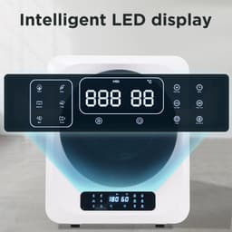Sweiko Geventileerde wasdroger - 3 kg capaciteit - 850 W - 6 programma-instellingen - Oververhittingsbeveiliging [Energie-efficiëntieklasse G] — thumbnail 6