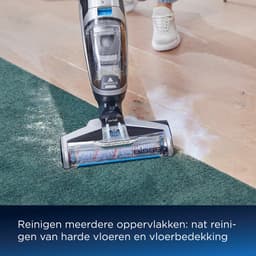 BISSELL Crosswave C3 Select Steelstofzuiger met Dweilfunctie - Vloerreiniger met Snoer - 3 in 1 Stofzuiger, Dweil & Drogen - Multi Surface Vacuum Cleaner - Reinigingsmachine voor Tapijt, Tegels & Houten Vloeren - Krachtige 560W Motor - 3551N — thumbnail 5
