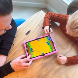 TinyPlay kindertablet Maxi V2 - Android 14 - 10 inch - 64GB+64SD - 4GB+4GB Virtual RAM - 6000 mAh batterij - Ouderlijk toezicht - kindertablet vanaf 3 jaar - Octa-core processor - Tablet kinderen - Kindertablets - Glazen screenprotector - Rainbow — thumbnail 2