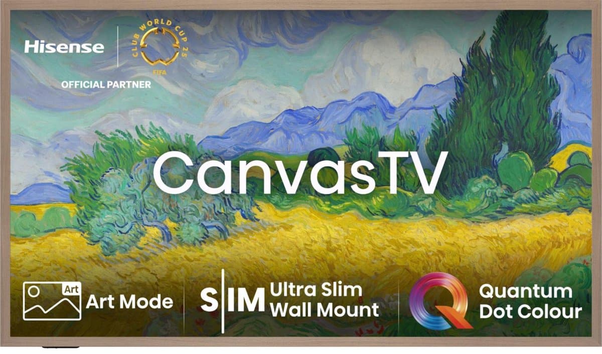 Hisense 55S7NQ Canvas TV - 55 inch - 4K QLED - 2024 — afbeelding 1