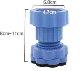 Antislipvoetjes voor wasmachines, 4-pack — thumbnail 3