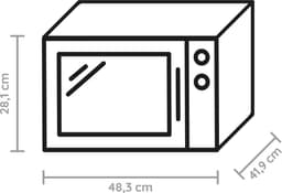 RFWR® Combinatie grill en magnetron met smeltfunctie en AutoClean - 900 W / 25 l ovenruimte — thumbnail 5
