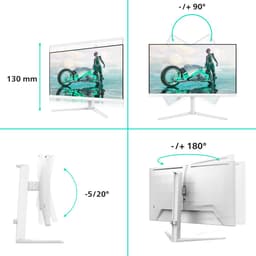 Philips Evnia 27M2N3501PA - QHD IPS Gaming Monitor - 27 inch - 240Hz - 260 Hz DP OverClock — thumbnail 7
