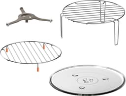 Inventum MN297CB Combimagnetron - 29L - 1000W - Hetelucht- en grillfunctie - 10 kookprogramma's - 4 combistanden - Ontdooifunctie - Kinderslot - Zwart — thumbnail 4