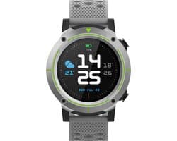 Denver Smartwatch - GPS - Belfunctie - Sportmodus - Stappenteller - Slaapactiviteit - Hartslag, Bloeddrukmeter - IP68 - SW510 - Grijs