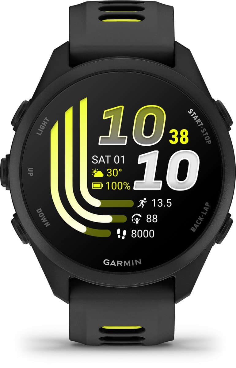 Garmin Forerunner® 170 - GPS hardloophorloge - Garmin Pay - 42,6 mm - Zwart — afbeelding 1