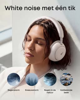 soundcore Space 2 by Anker, Active Noise Cancelling Koptelefoon, Comfortabele Pasvorm, 50H Speeltijd, LDAC Hi-Res Draadloze Audio, Dual Connection, Helderre Gesprekken, Bluetooth 6.1, Nap Mode, Draagdetectie — thumbnail 3