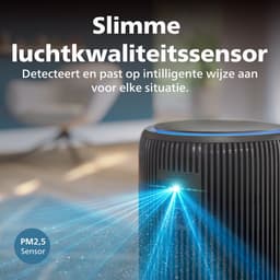 Philips PureProtect 3200 Series - Luchtreiniger - CADR 520m3/u - Ruimtes tot 135m2 - 3 Laags HEPA Filtratie - Air+ App - Ultrastil - Nachtlampje - Zwart - AC3221/13 — thumbnail 7