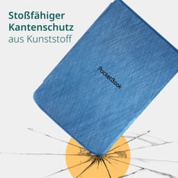 PocketBook Verse Pro Azure e-reader – Inclusief Blauw Hoesje (shell cover) – Voordeelbundel — thumbnail 2