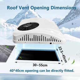 Lifero Airconditioning - Caravan Airco - Dak Airco Kamperen - 2300W Airconditioner voor RV, camper, Vrachtwagens, Boten - Dakmodel — thumbnail 7