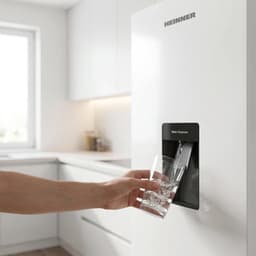 Heinner HC-HM260WDE++ Koel-vriescombinatie met Waterdispenser – 260 L – Elektronische Temperatuurregeling – Omkeerbare Deuren – Wit – 5 Jaar Garantie — thumbnail 6