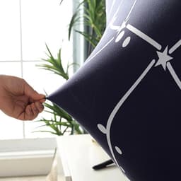 Tv-stofhoes - Decoratieve hoes - Scherm beschermen - Halfgesloten achterkant - 32-65 inch - Sterrenkaart — thumbnail 4