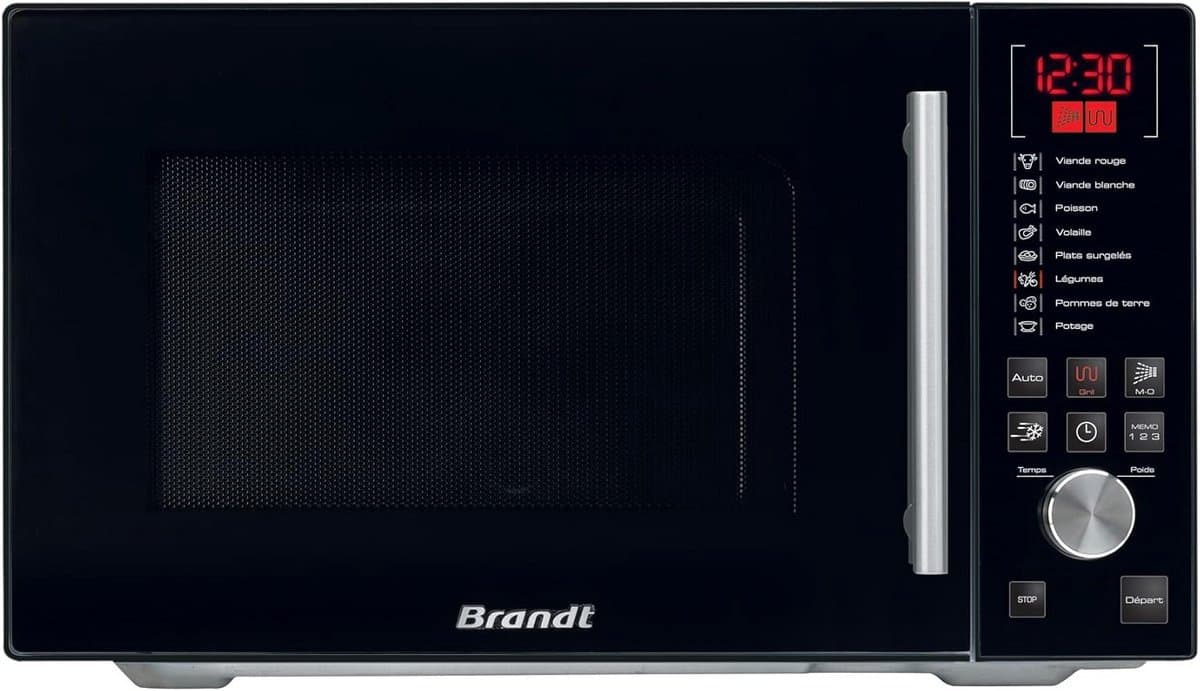 Vrijstaand Magnetron met Grill - 26L, 900W - 8 Automatische Kookprogramma's — afbeelding 1