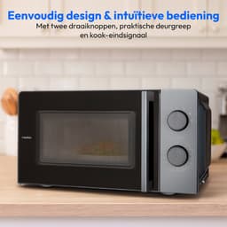 MEDION Compacte magnetron MD12211 (17 L, 700 W, 5 standen, ontdooien, timerfunctie, ruimtebesparend) [MODEL 2025] — thumbnail 6