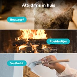 Bloomfold Luchtreiniger - Air Purifier - HEPA 13 filter + koolstoffilter - CADR: 240m3/h - Luchtkwaliteit indicator - 3 standen + slaapstand — thumbnail 11