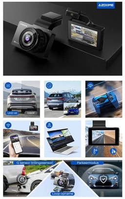 AZDome M63 Lite 1CH dashcam - Ultra 4K resolutie - Wifi - Parkeermodus - 3,0 inch IPS lcd - dashcam voor auto — thumbnail 19