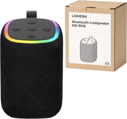 Lomera Bluetooth Speaker - Draadloze Speaker - Draagbare Bluetooth Speaker - Bluetooth Luidspreker - Draagbare Speaker - Mini Bluetooth Speaker - Bluetooth Speaker RGB - Bluetooth Speaker met RGB Verlichting — thumbnail 3