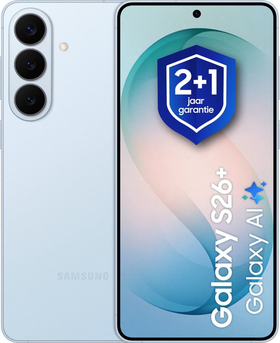 Samsung Galaxy S26 Plus - 512GB - Sky Blue + 1 jaar extra garantie — afbeelding 1