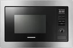 Heinner Inbouw Magnetron – 25 L – 900 W – 1000 W Grill – 5 Vermogensniveaus – Ontdooifunctie – 95 Min Maximale Kooktijd – Digitale Bediening – Zwart/Zilver — thumbnail 1
