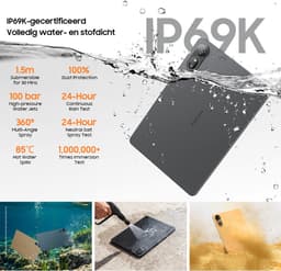Blackview MEGA 12 - Tablet - Gaming Tablet - Android 16 - 12.2 inch - 36GB RAM - 256GB ROM - 5G Tablet - 10000mAh - Gouden — thumbnail 11