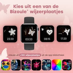 Bizoule Smartwatch Beso - Smartwatch Dames & Heren - 40mm - Horloge met Belfunctie - AMOLED Full HD - Bloeddrukmeter - Stappenteller - Android & iOS - Zwart — thumbnail 7