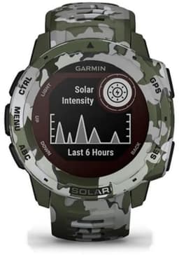 Garmin Instinct Solar - Smartwatch - Robuust GPS Sporthorloge - Zon Oplaadbaar - 45mm - Groen Camo Edition — thumbnail 6