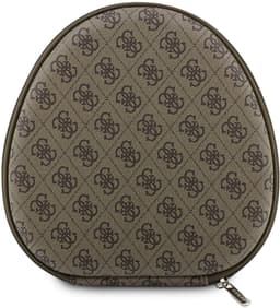 Guess Bluetooth Koptelefoon - ENC - PU Leather met opbergdoos - 4G Triangle Logo - Bruin — thumbnail 6