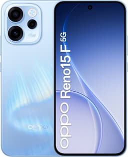 OPPO - Reno15 F 5G - 256GB - Aurora Blue — thumbnail 1