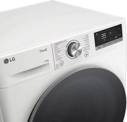 LG F4WR7011S1W wasmachine 11 kg met AI DD voor slimme stofverzorging - TurboWash 39 voor sneller wassen - hygiënisch wassen met stoom en ThinQ slimme bediening. Energieklasse A‑10%. — thumbnail 7