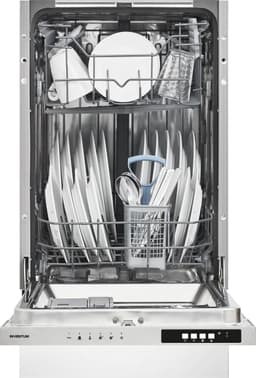 Inventum IVW4508A smalle inbouw vaatwasser - 10 couverts - Volledig integreerbaar - 45 cm breed - Bestekmand - 6 programma’s - Max nishoogte 87 cm - Startuitstel - Energielabel D — thumbnail 18