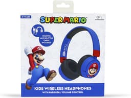 Super Mario - draadloze kinderkoptelefoon - volumebegrenzing - lange batterijduur - microfoon - opvouwbaar - bluetooth — thumbnail 6