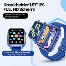 Protectly® GPS Horloge Kind Met Simkaart - 4G - SOS Knop - Smartwatch Kinderen - GPS Tracker Kind - Kinder Smartwatch - Videobellen - HD Camera - Whatsapp en SMS - Elke polsmaat - Incl. Simkaart — thumbnail 6