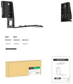 Luidsprekerhouder voor Sonos Era 300 - Wandhouder met Kabelmanagement, Draaibaar tot +/-45°, 3kg Draagkracht, Zwart — thumbnail 2