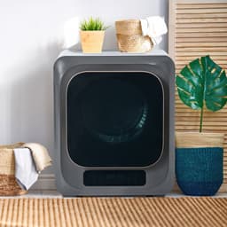 Re-purelife® Compacte Wasdroger met UV-Desinfectie - 6 Programma's - 3-4 kg Capaciteit - Geschikt voor Opbouw of Opstelling - Stille Werking & Helder LED-Display - Grijs — thumbnail 6