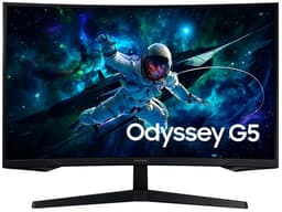Samsung Odyssey G5 G55C - OHD-monitor 32" - 2560 x 1440 @ 165 Hz - VA - 300 cdm² - 1ms - 16:9 - 1x HDMI, 1x DisplayPort - zwart — thumbnail 16