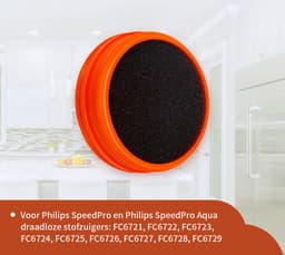 Replacements® filterset geschikt voor Philips Speedpro steelstofzuiger - 4 stuks — thumbnail 3