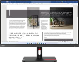 Lenovo ThinkVision S27i-30 LED display 68,6 cm (27") 1920 x 1080 Pixels Full HD Grijs — thumbnail 4