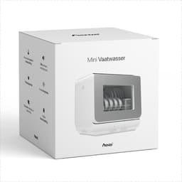Amenzo® - Mini Vaatwasser - Inclusief App - Energielabel A - 900 Watt - 5 Programma's - Wit - Afwasmachine - Met Waterreservoir — thumbnail 10