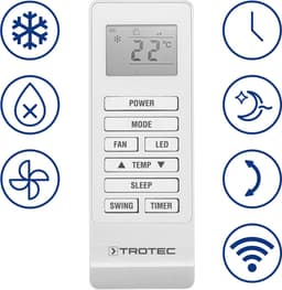 TROTEC Smarte monoblock airco voor muurbevestiging  - zonder buitenunit PAC-W 2200 S — thumbnail 5