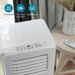 Tristar AC-5477 Mobiele Airconditioner 7000 BTU – 3-in-1 Airco, Ventilator & Ontvochtiger – Voor Ruimtes tot 25 m² – Timer – Wit — thumbnail 6