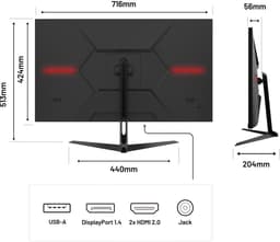 Bureaumonitor 27'' inch 4K UHD 60 Hz — thumbnail 4