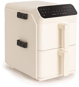 CREATE - 11,2 L Airfryer met dubbele laag en onafhankelijke bediening, Gebroken wit - AIR FRYER DUAL STACK — thumbnail 6